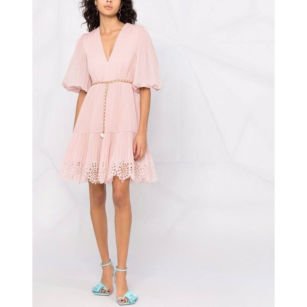 ZIMMERMANN Pleated Dress AU 0P / US 4P color: pink - Picture 2 of 16